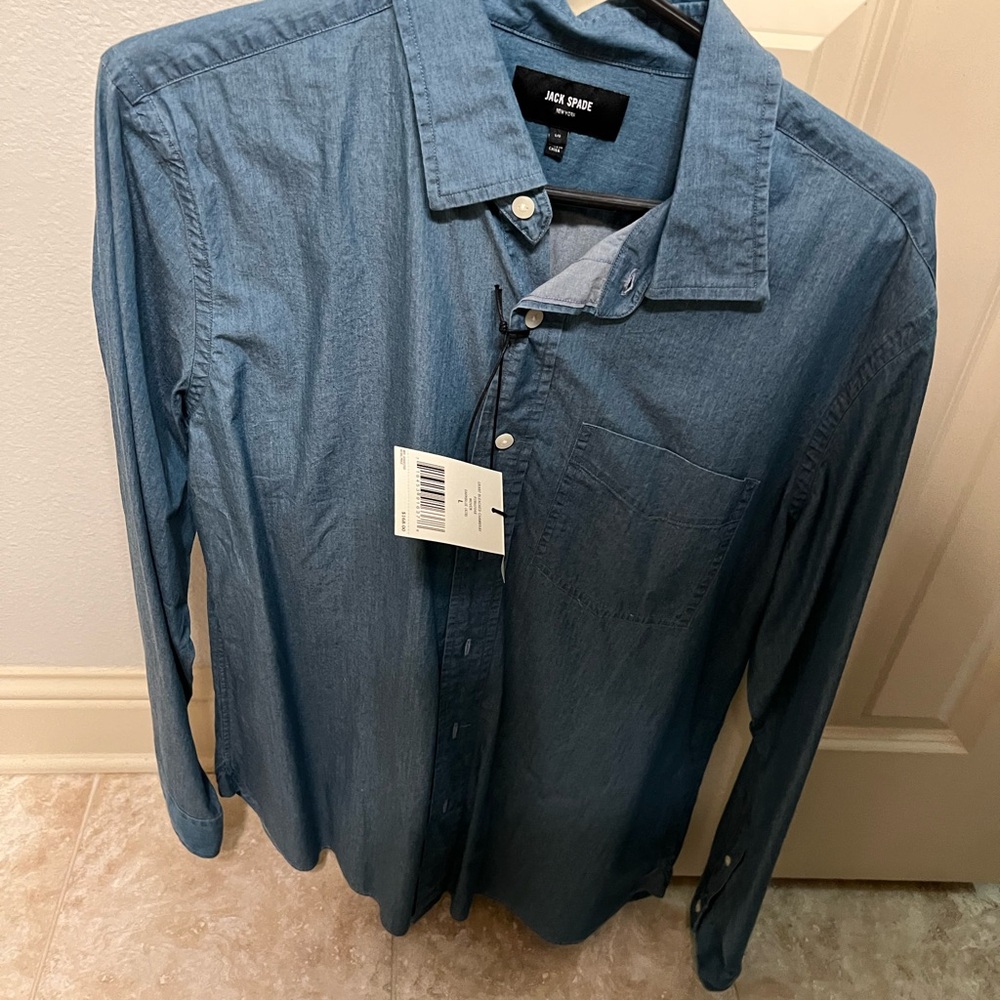 Jack Spade Denim Blue Casual Shirt